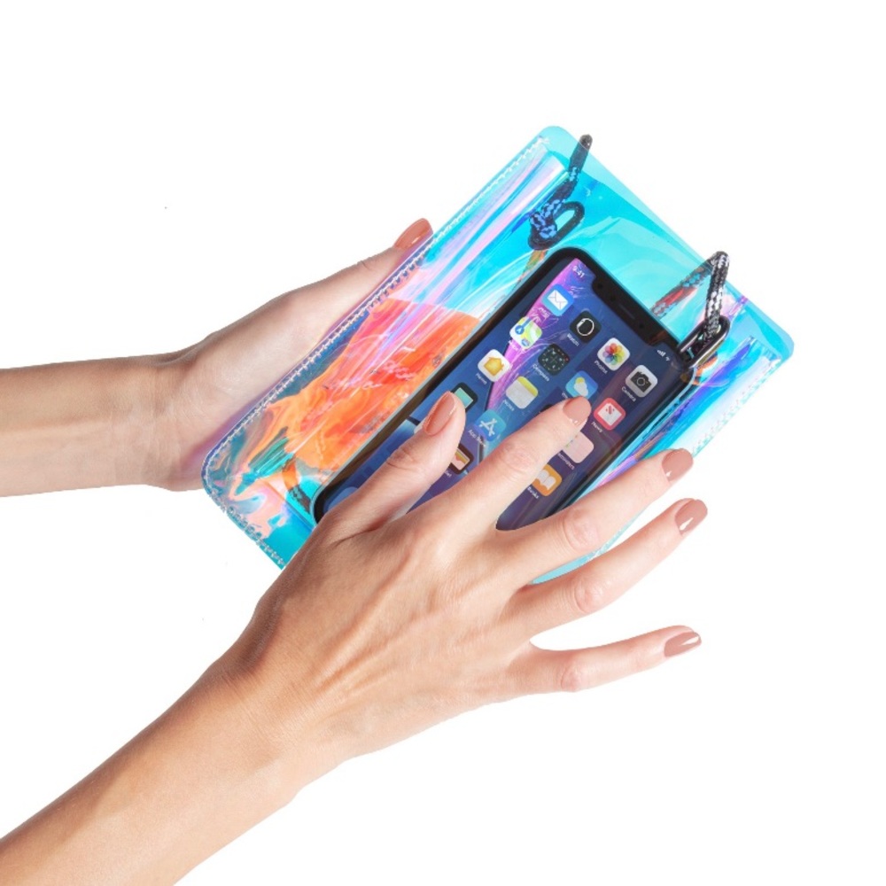 EcoChic holographic bag NWT